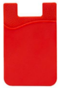 500 x Silicone Mobile Phone Credit Card Wallets - Colour: Red - New Boxed Stock - Ref: 2019002.3