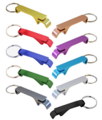 800 x Talon Metal Bottle Opener Keyrings - Colour: Grey - New Boxed Stock - Ref: 300124033.16