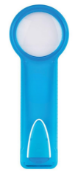500 x Plastic Magnifiers Featuring Frosted Blue Finish and a Clip to Attach to Reports or Books etc