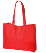 1,000 x Big Shopper Washable Bags with Velcro Fasteners - Colour: Red - New Boxed Stock