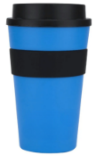 36 x Milano 450ml Travel Coffee Mugs With Lids - Colour: Light Blue - New Boxed Stock - Ref: 701479.