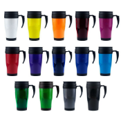 360 x Thermo Travel Mugs - Colour: Hot Pink - New Boxed Stock - Ref: 701437.15.03
