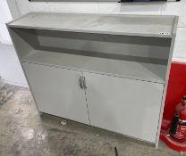 1 x 2 Door Open Top Storage Cabinet - 120(L) X 30(D) X 100(H) cm - Ref: LB176 - CL1019 - Location: