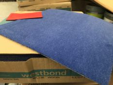 12 x Boxes Forbo Westbond Commercial Grade Carpet Tiles - Colour: Blue Moon - 54 Square Meters - RRP