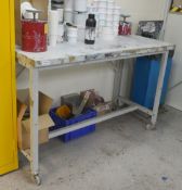 1 x Heavy Duty Workbench - Dimensions: H85 x W150 x D70 cm - Ref: VSS150