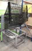 1 x Spring Loaded Dryer Rack - Dimensions: H129 x W119 x D76 cms Rack Size: 106 x 60 cms
