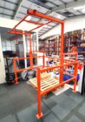 1 x Pallet Safety Gate - Dimensions: W190 x D155 cms