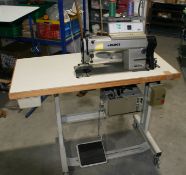 1 x JUKI Lockstitch Machine Ddl5550-4 - 3 Phase - Wheeled - Ref: 39 - CL1030 - Location: Anglesey