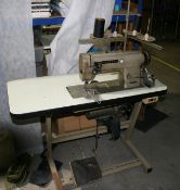 1 x BROTHER Twin Needle Lock Stitch Machine Lt2 B8323 - Single Phase - Ref: 32 - CL1030 -