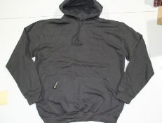 2 x Full Boxes Of Charcoal/Dark Gray Hoodies - Size Large - Approx 45 In Total - Ref: 101 - CL1030 -