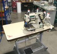 1 x YAMATO Cover Stitch C/W, Waistband And Puller Attachment Vc2730P - Single Phase - Wheeled - Ref: