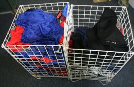 1 x Contents Of 2 Cages Of Kids Sports Shorts - Qty Approx 131 - Assortment Of Colours And Sizes -