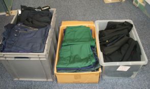 1 x Box Of Assorted Workwear Trousers In Assorted Colours And Sizes - Includes Brands Such As