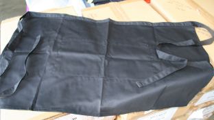 60 x Black Short Aprons With Pocket - Ref: 139 - CL1030 - Location: Anglesey LL77Collection