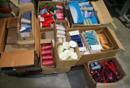 1 x Assortment Of Threads, 120S, 80S, Most Unused- Various Colours And Thread Type - Ref: 90 -