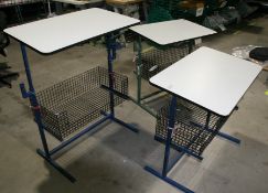 3 x Machine Side Prep Table - Ref: 49 - CL1030 - Location: Anglesey LL77Collection Details: