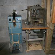 1 x Elastic/Velcro Length Cutter + Heat Punch Machine - Single Phase - Ref: 29 - CL1030 -