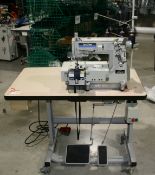 1 x BROTHER Belt Looper Machine FD4-B271 Folder And Cutter - 3 Phase Supply - Wheeled - Ref: 5 -