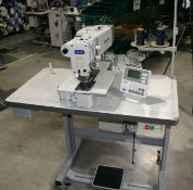 1 x BROTHER Electronic Button Hole Machine - HE-800B-2 - Very Low Hours In Good Working Order -