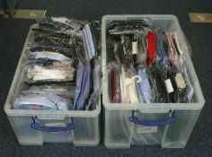 1 x Approx 100 Shirts And Blouses - Contents Of 2 Boxes - Mixed Colours And Sizes Mostly