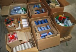 1 x Assortment Of Threads, 120S, 80S, Most Unused- Various Colours And Thread Type - Ref: 89 -