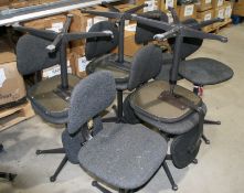 9 x Machine Chairs - Ref: 46 - CL1030 - Location: Anglesey LL77Condition Report:2 Chairs