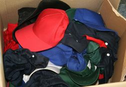 1 x Box Of Kids Baseball Caps In Mixed Colours And Sizes - Approx Qty 30 - Ref: 119 - CL1030 -