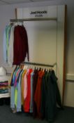 5 x Wall Display Panels With Shelf Brackets - Very Good Quality Wall Display, Shelving Bracket