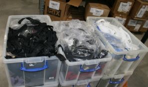 1 x Contents Of 3 Boxes Of Open End Nylon Zips, Various Lengths - Ref: 78 - CL1030 - Location: