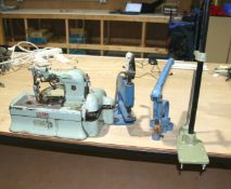 1 x Vintage Reece Button Machine, 2 X Hand Stud Press - Ref: 47 - CL1030 - Location: Anglesey