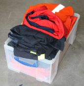1 x Contents Of Box - Mainly Fire Retardent Coveralls In Orange And Other Coveralls In Navy - Ref: