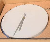 1 x Tipton Wall Clock - Cement - Ref: GTC622/RC - CL1017 - Location: Altrincham WA14Condition