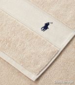 1 x RALPH LAUREN HOME 'Polo Player' 100% Cotton, 600 thread-count Bath Sheet, 90cm x 160cm -