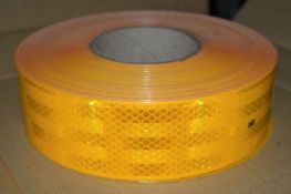 1 x Roll of 3M Conspicuity Tape Reflective Sheeting - Size 55mm x 50m - Diamond Grade - Colour