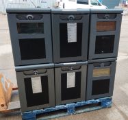 1 x Pallet of 6 SMARTCUBE SC-40 Commercial Hotel Thermoelectric Mini-Bar Fridges with Solid Door -