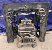 1 x Ornate Fireplace with Surround - CL011 - Location: Altrincham WA14 This fireplace was removed
