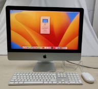 1 x Apple iMac 21.5 Inch 4K Desktop Computer - 2017 Model - Features an Intel Core i7 3.6GHz Quad