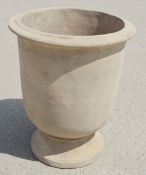 1 x Ubley Large Greek-style 64.5cm Terracotta Frostproof Planter - Original RRP £160.00 - Ref: