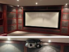 1 x Complete Cinema Home Theatre System Including SIM2 Grand C3X Lumis 1080P 3D Projector and Screen