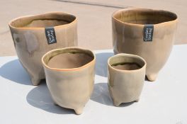 4 x Assorted Postiano Plant Pots - Ref: GTC598/RC - CL1017 - Location: Altrincham WA14Condition