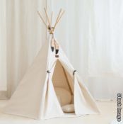 1 x NOBODINOZ 'Nevada Tipi' Contemporary Children's Play Tent, Crafted in an Organic Cotton