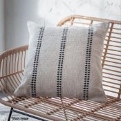 2 x Whicford Cushion - Natural Cotton Woven - Ref: GTC710/GTCC17 - CL1017 - Location: Altrincham