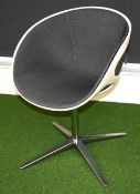 1 x Fritz Hansen RIN HK10 Swivel Chair - Designed by Hiromichi Konno - Designer Swivel Office