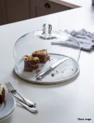 1 x Cake Dome / Marble - Boxed - Ref: GTC657/GTCC15 - CL1017 - Location: Altrincham WA14Condition