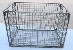 1 x Folding Metal Wire Crate - Ref: GTC771/GTCC19 - CL1017 - Location: Altrincham WA14Condition