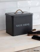 1 x Shoe Shine Box - Colour: Carbon - Ref: GTC647/GTCC14 - CL1017 - Location: Altrincham