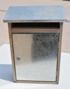 1 x Wall Mount Galvanised/Wood Post Box - Ref: GTC561/GTCC13 - CL1017 - Location: Altrincham