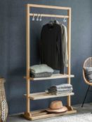 1 x Boscombe 1.7-Metre Tall Wooden Clothes Rail - Original RRP £350.00 - Ref: GTC893 - CL1017 -