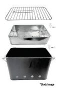 1 x Square Bucket Bbq - Colour: Ink - Ref: GTC616/RC - CL1017 - Location: Altrincham WA14Condition