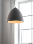 1 x GARDEN TRADING Millbank Pendant - Large - Polymer Concrete - Ref: GTC210/GTCC1 - CL1017 -